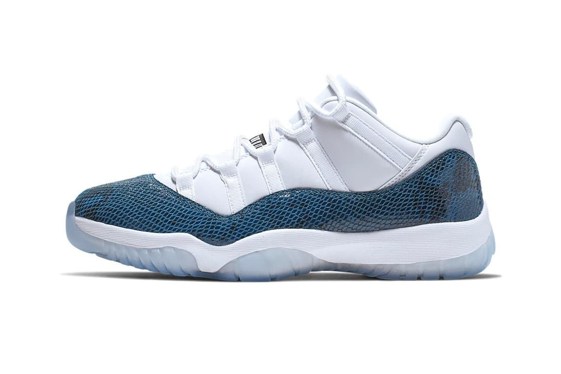 Air Jordan 11 Low "Blue Snakeskin"