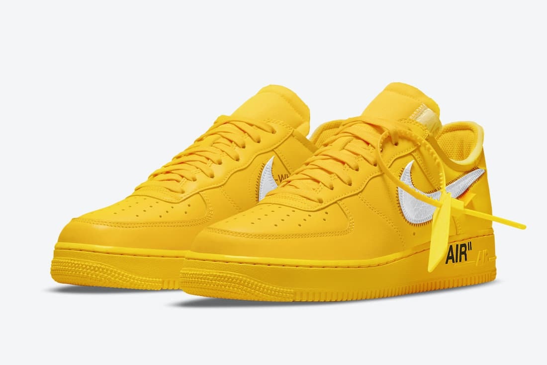 Nike x Off-White Air Force 1 “University Gold”