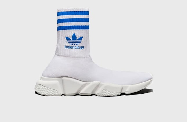 adidas x Balenciaga Speed Trainer "White Blue" adidas x Balenciaga Speed Trainer "White Blue"