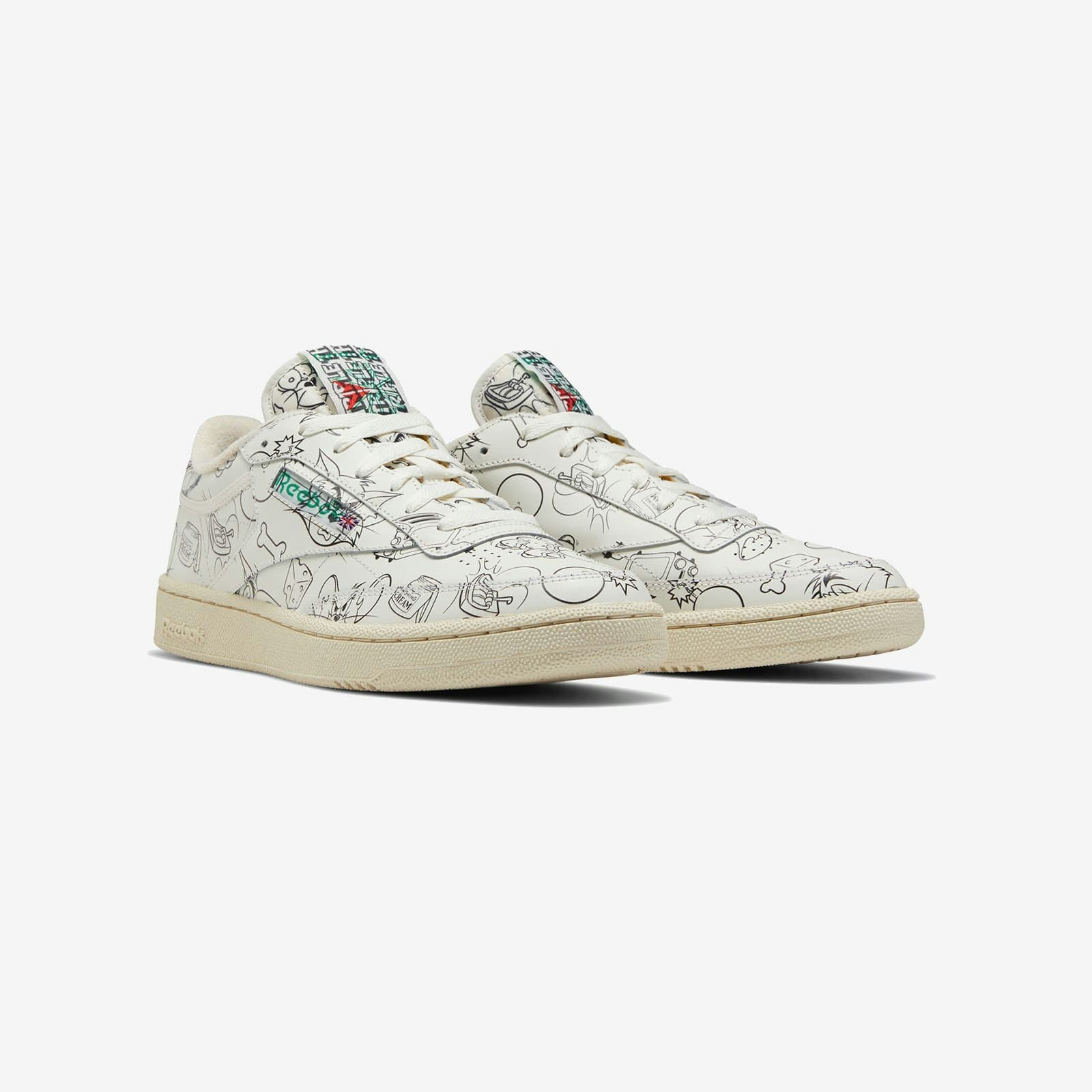 Tom&Jerry x Reebok Club C 85 "All Over"