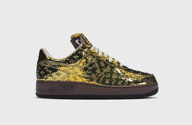 Louis Vuitton x Nike Air Force 1 Low "Gold"