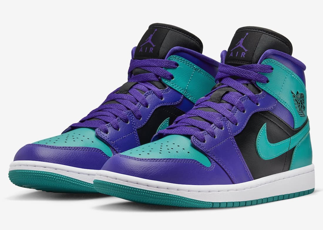 Air Jordan 1 Mid "Black Grape"