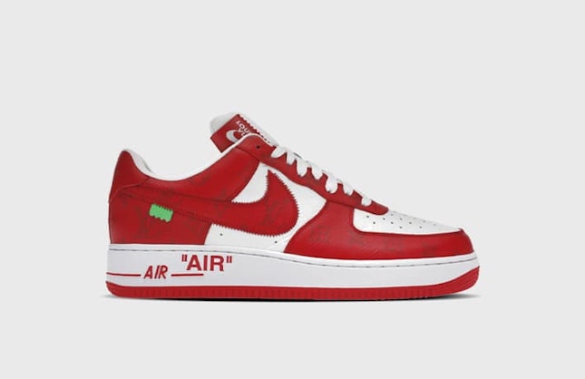 Louis Vuitton x Nike Air Force 1 Low "Red"