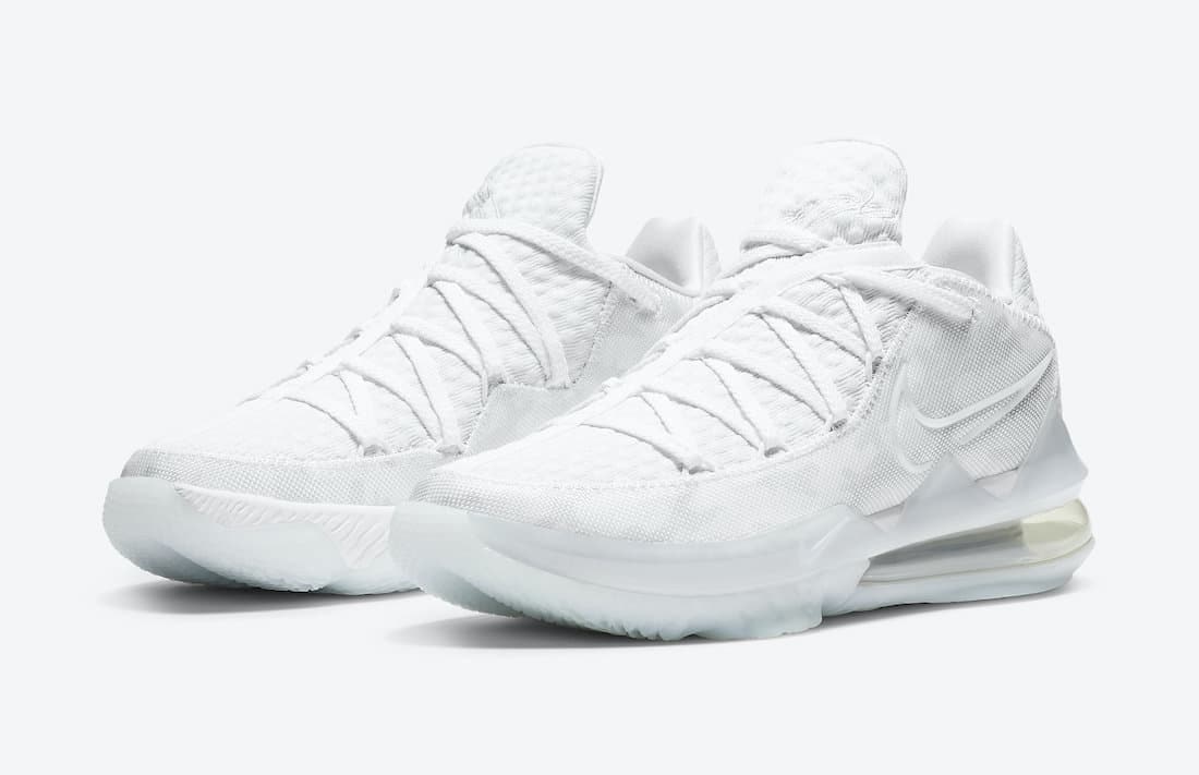 Nike Lebron 17 Low "Triple White"