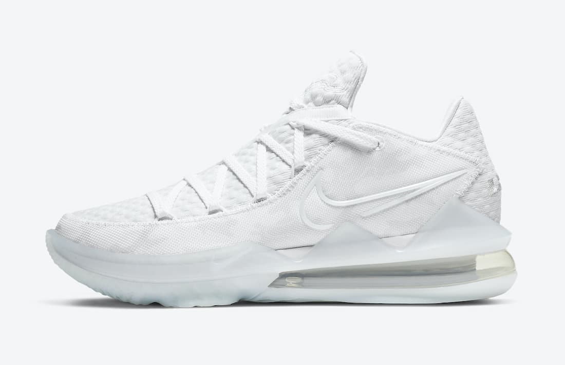 Nike Lebron 17 Low "Triple White"