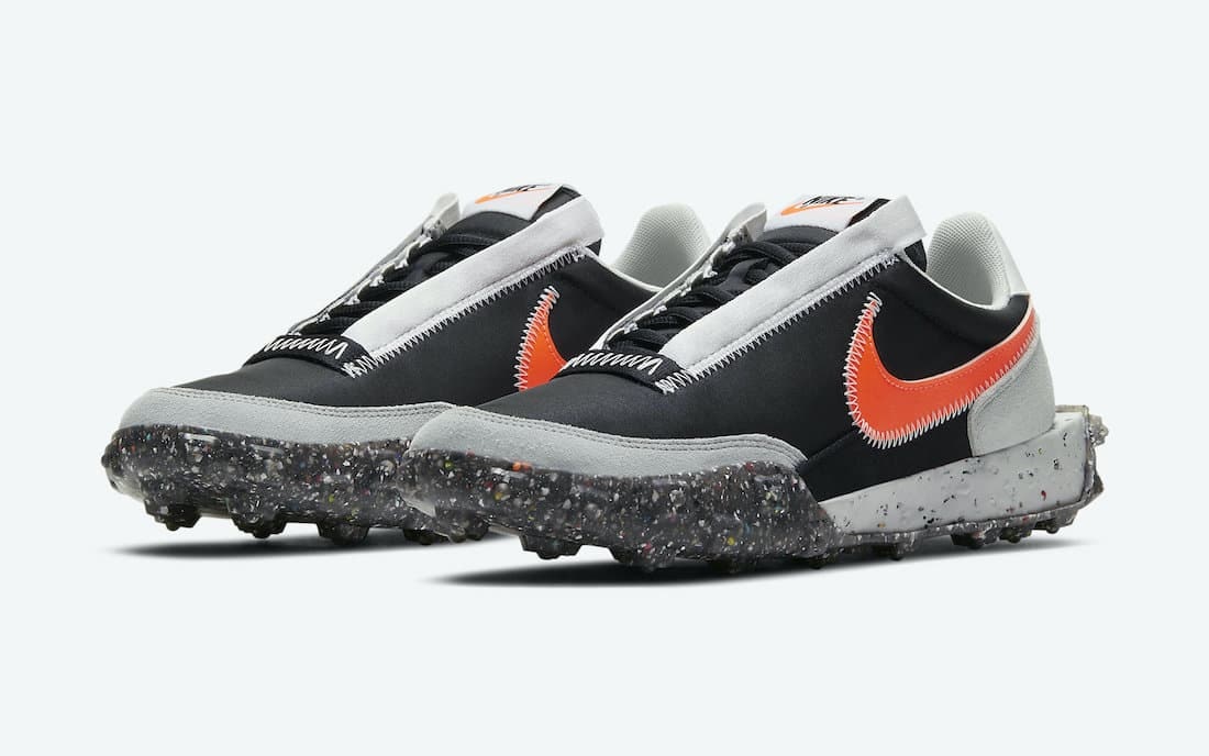 Nike Waffle Racer Wmns "Crater" (Orange/Black)