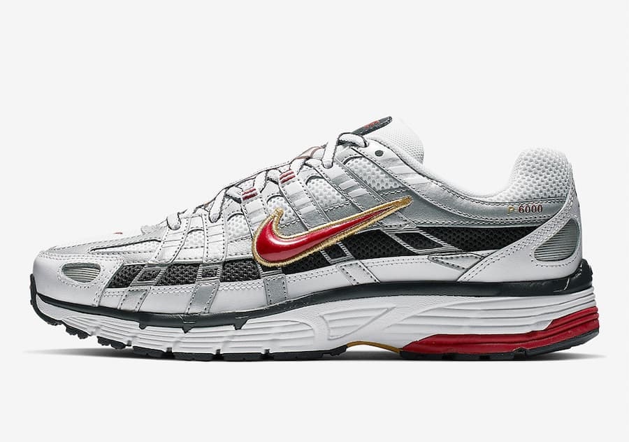 Nike P-6000 Wmns "White Metallic"