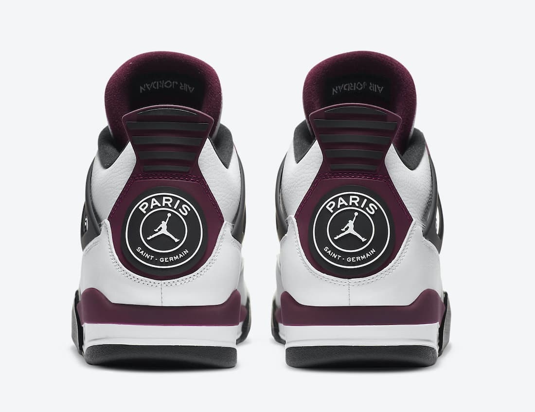 PSG x Air Jordan 4 Retro "Bordeaux"