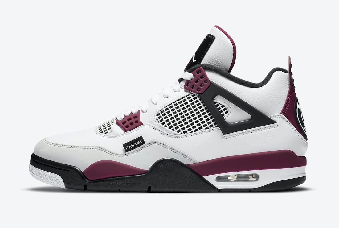 PSG x Air Jordan 4 Retro "Bordeaux"