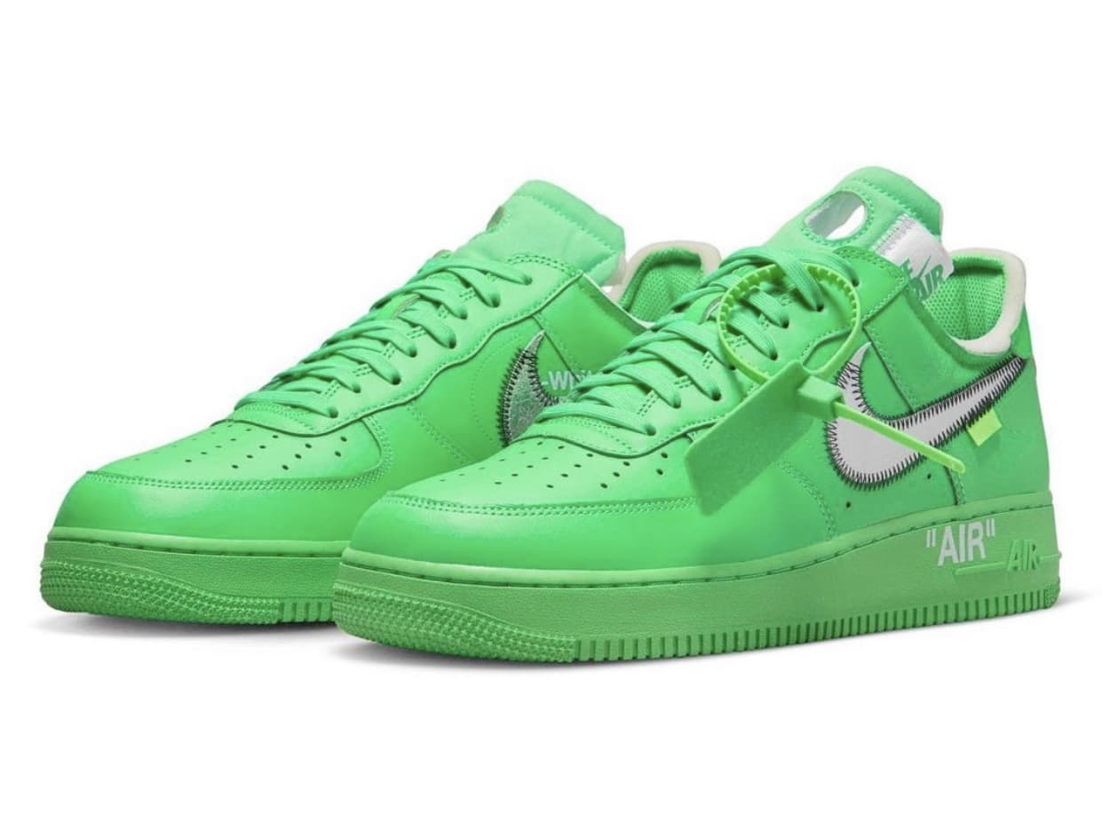 Off White x Nike Air Force 1 Low Green kaufen HEAT MVMNT