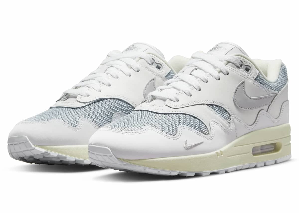 Patta x Nike Air Max 1 "White Grey" 