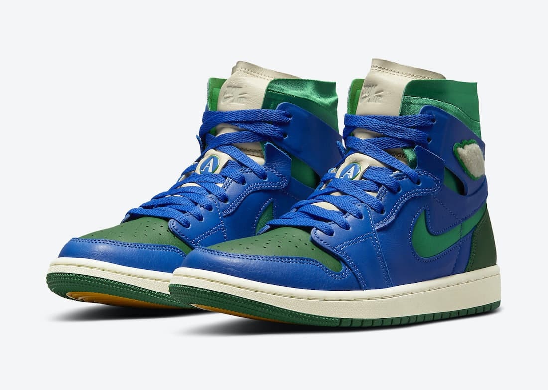 Aleali May x Air Jordan 1 Zoom Comfort "Royal Green"