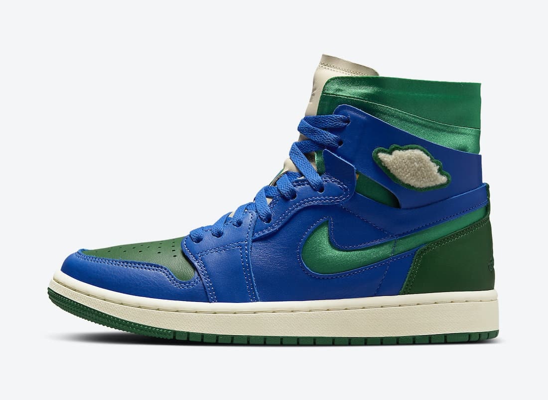 Aleali May x Air Jordan 1 Zoom Comfort "Royal Green"