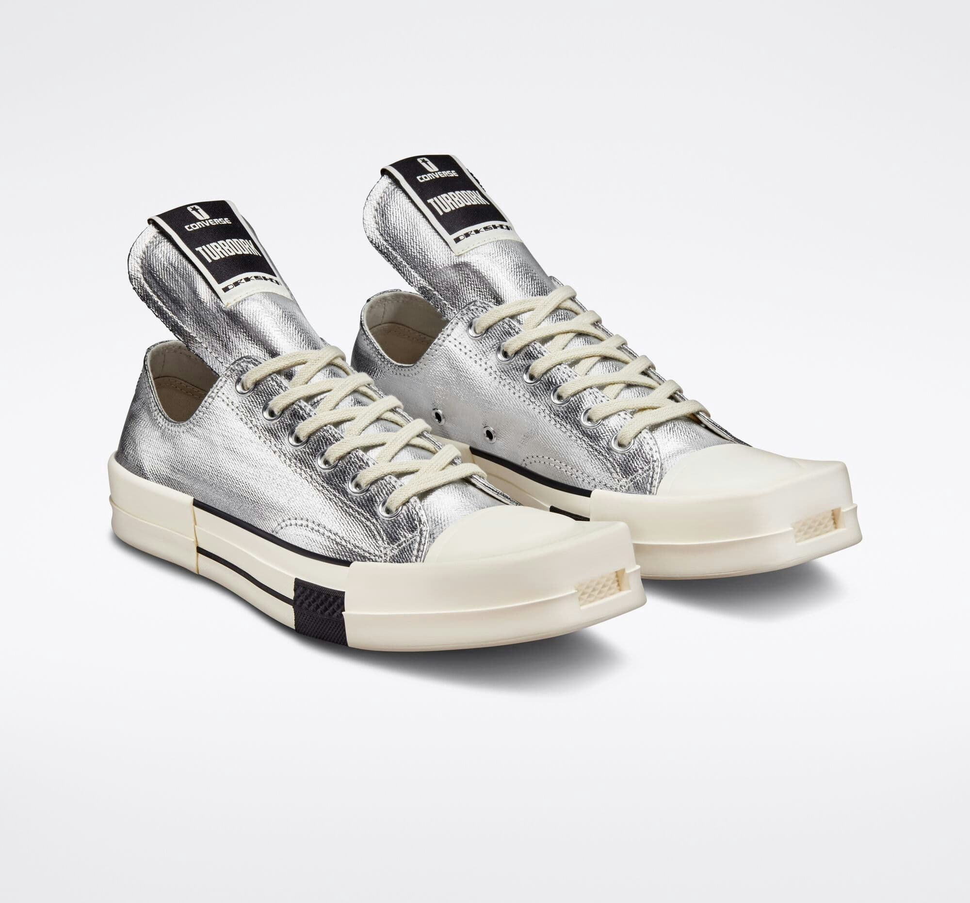 Rick Owens x Converse Chuck 70 Low "Metallic Silver"