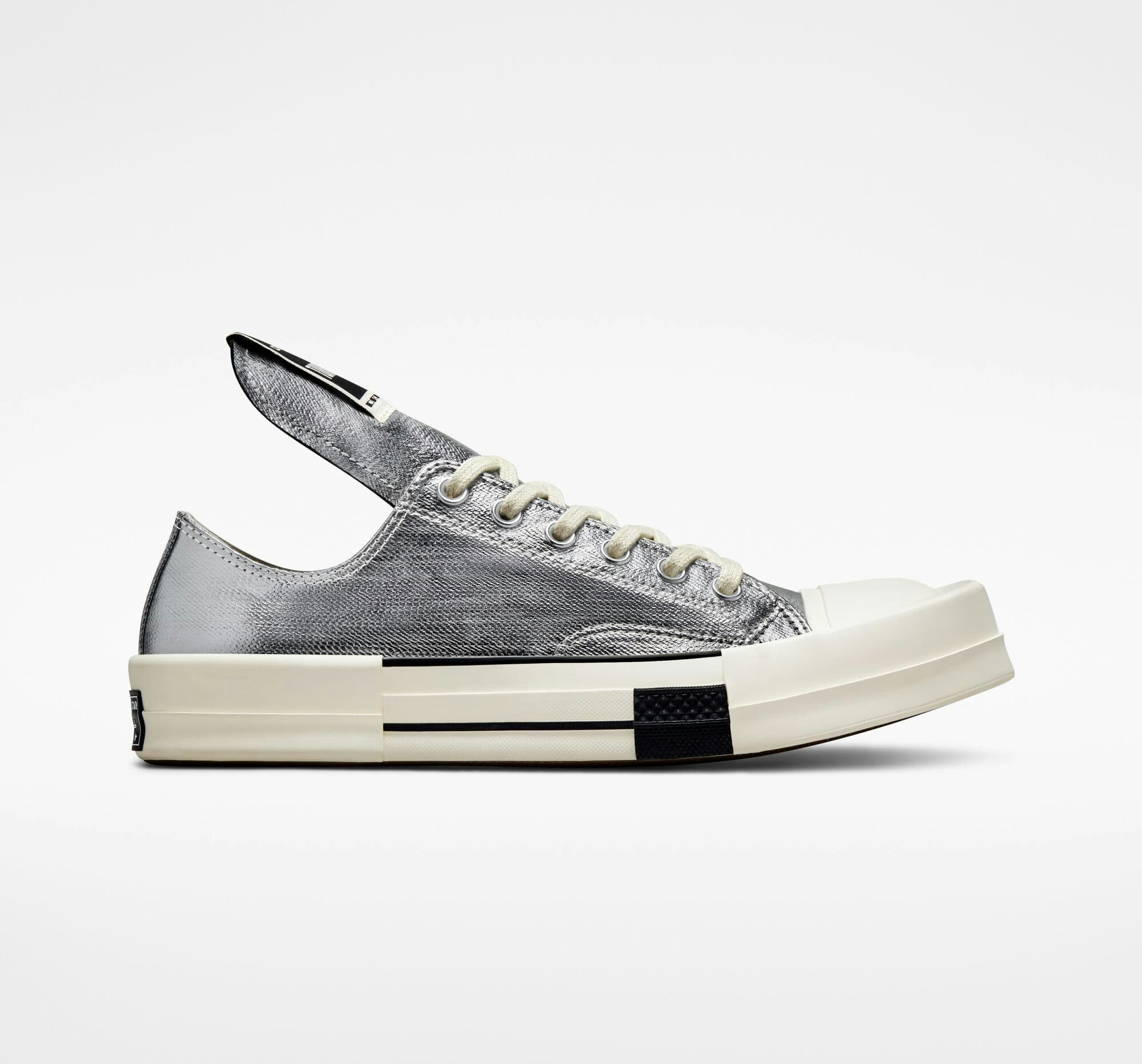 Rick Owens x Converse Chuck 70 Low "Metallic Silver"