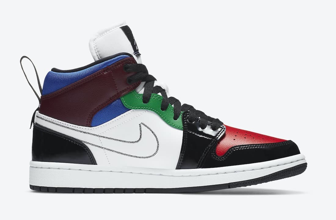 Air Jordan 1 Mid SE Wmns "Multicolored"