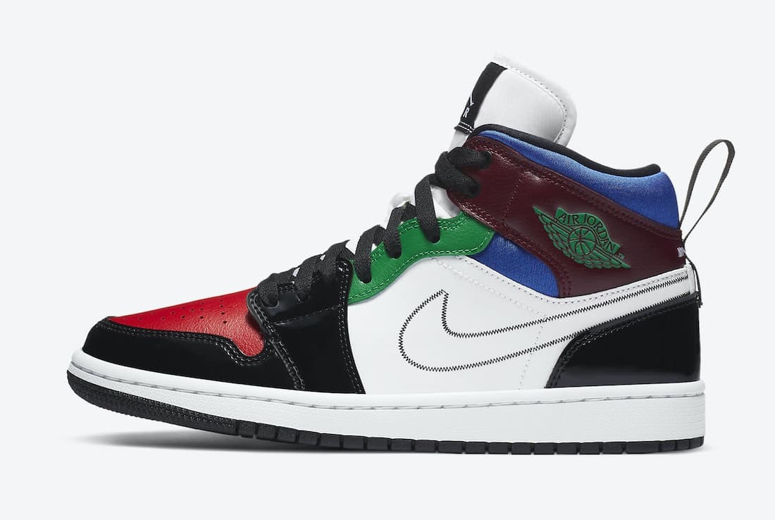 Air Jordan 1 Mid SE Wmns "Multicolored"