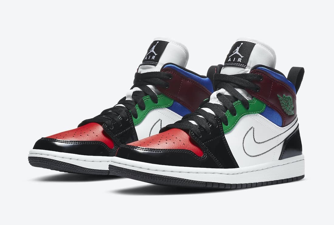 Air Jordan 1 Mid SE Wmns "Multicolored"