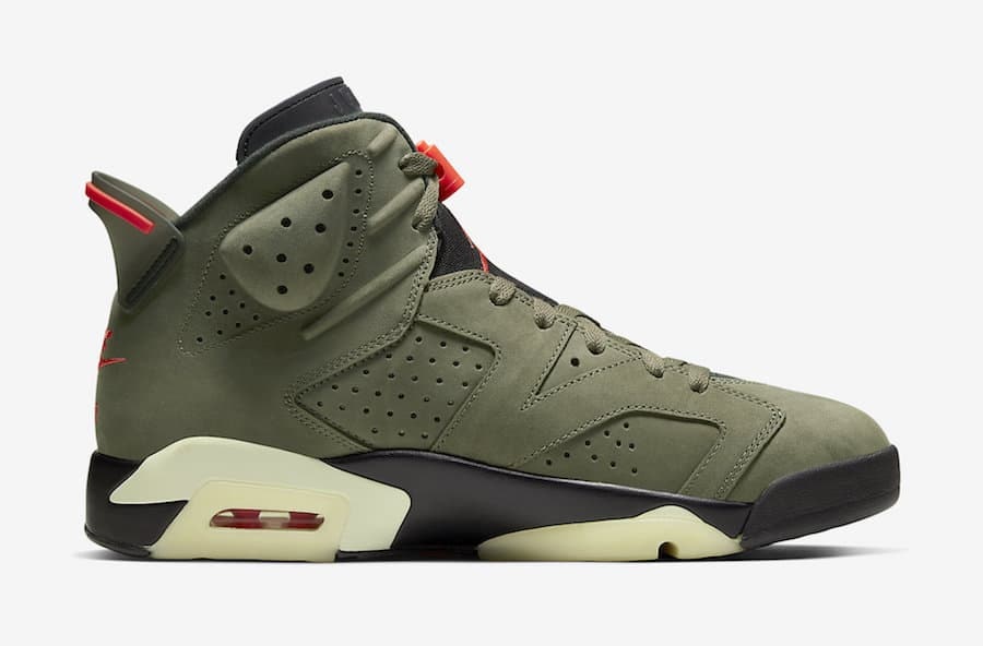 Travis Scott x Air Jordan 6 “Medium Olive”