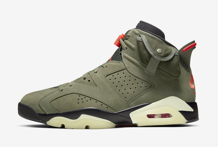 Travis Scott x Air Jordan 6 “Medium Olive”