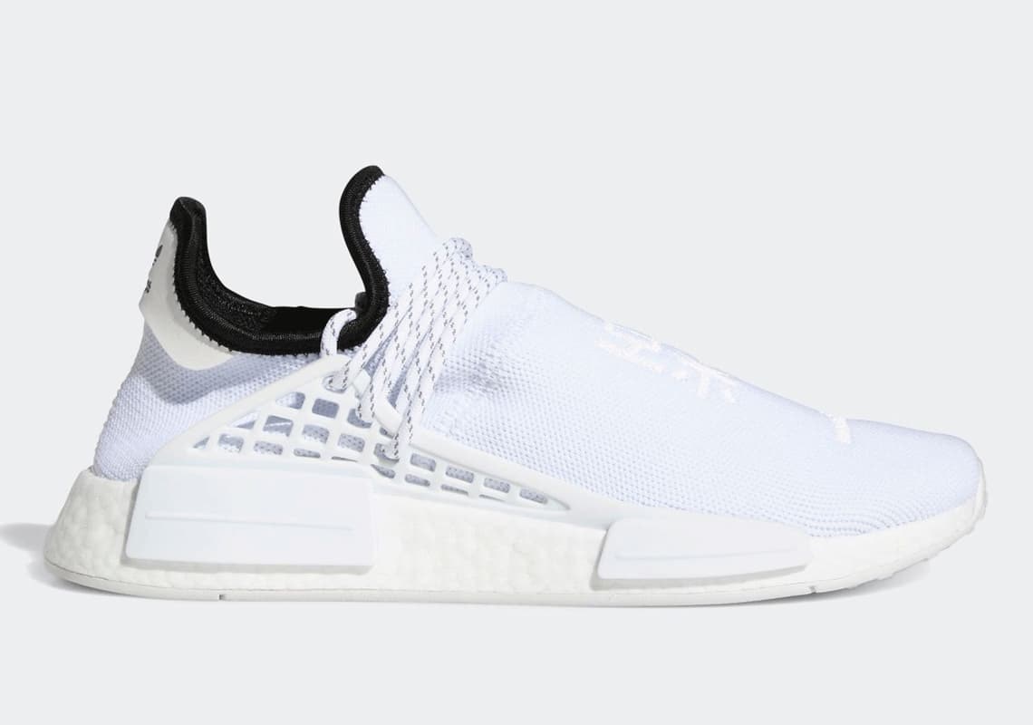 Pharrell Williams x adidas NMD HU "Cloud White"