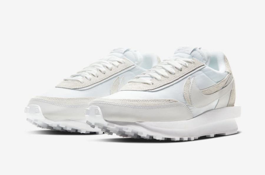 Sacai x Nike LDWaffle "White Nylon"