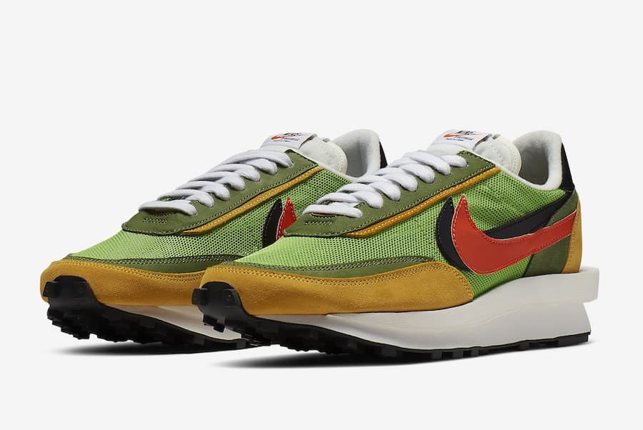 Sacai x Nike LDWaffle "Green Gusto"