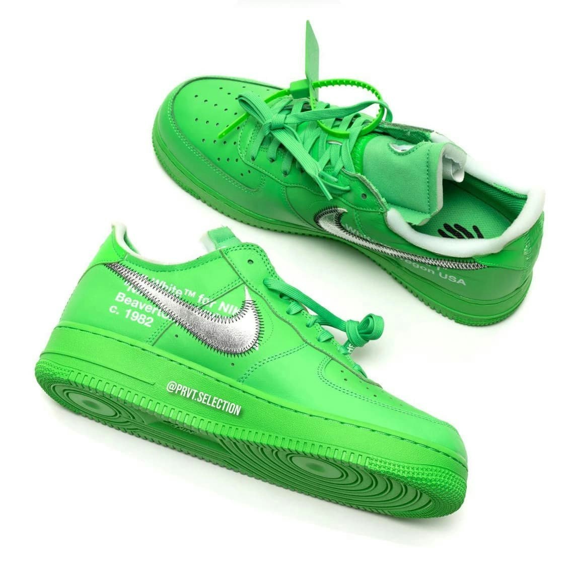 Off-White x Nike Air Force 1 Low "Green" 