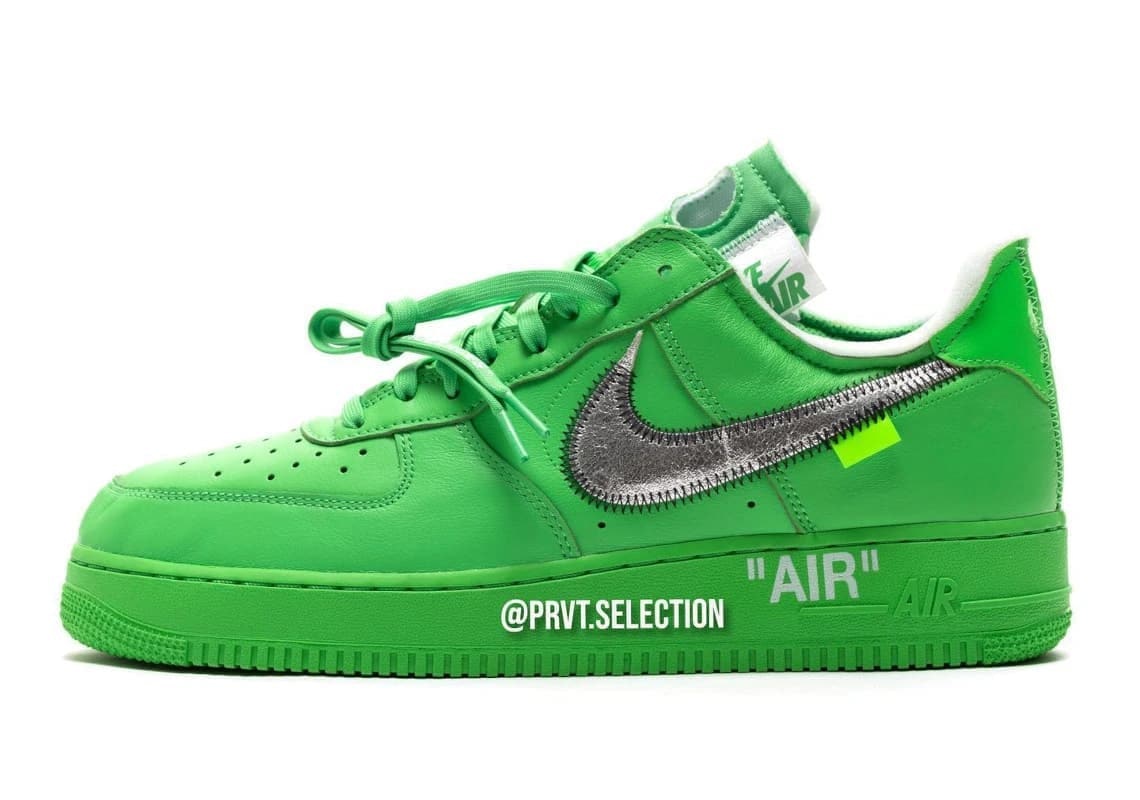 Off-White x Nike Air Force 1 Low "Green" 