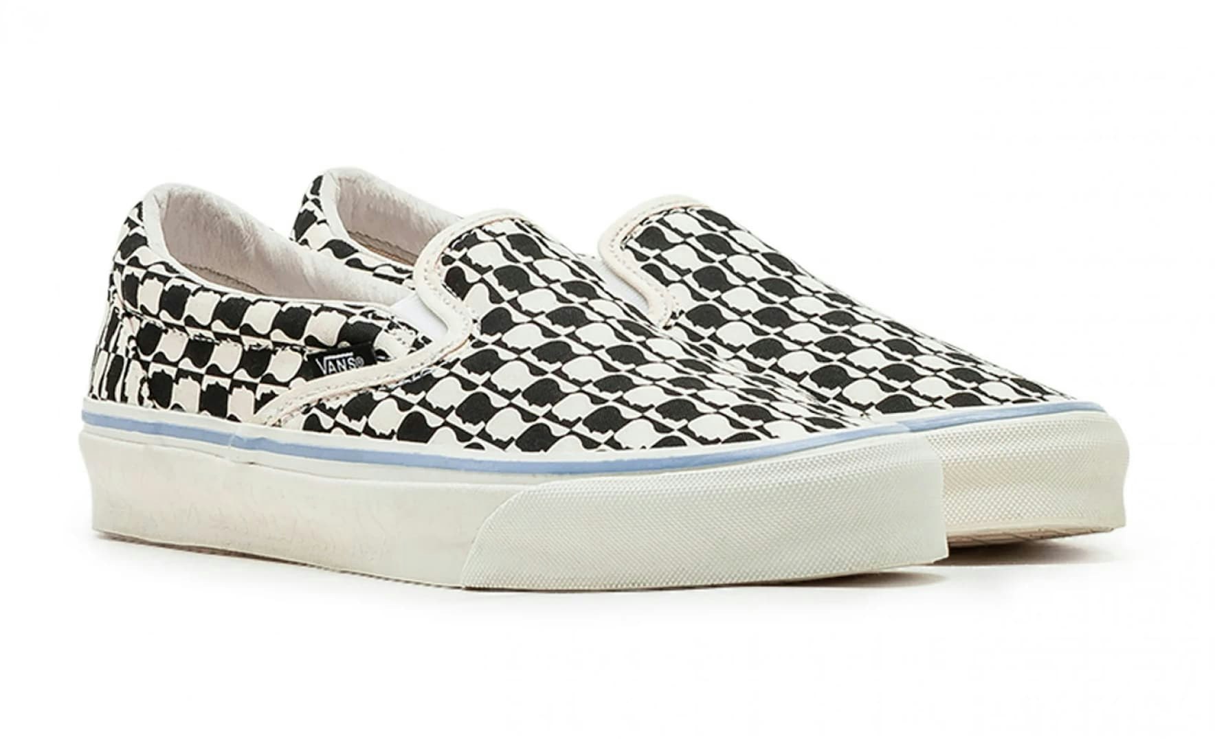 Brain Dead x Vans OG Classic Slip On LX "Black/White"