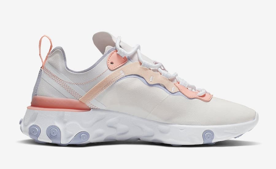 Nike React Element 55 Wmns "Washed Coral"