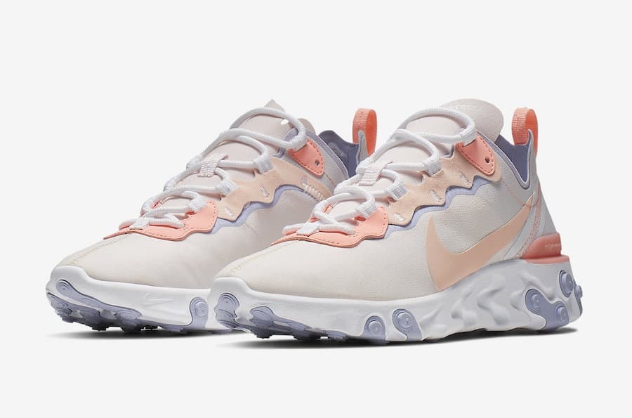 Nike React Element 55 Wmns "Washed Coral"