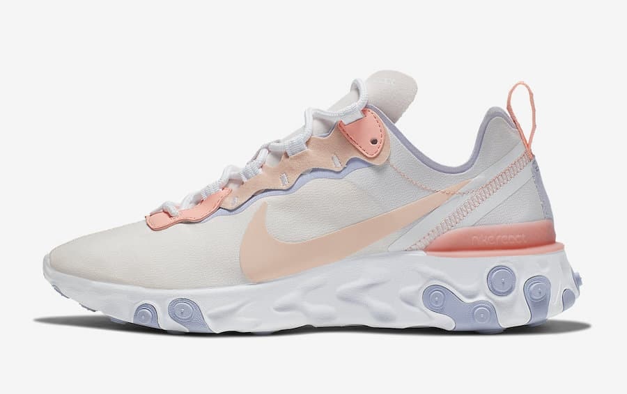 Nike React Element 55 Wmns "Washed Coral"