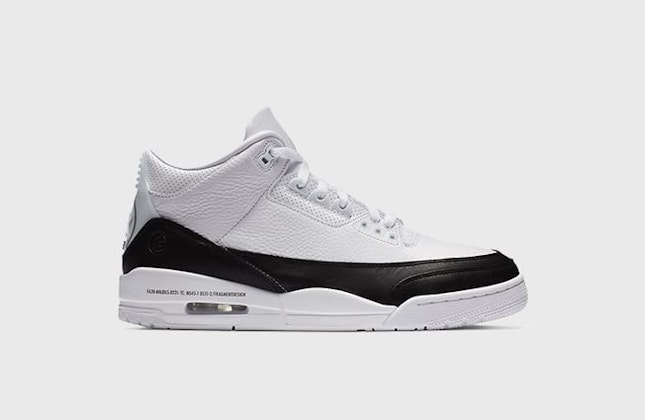 Fragment x Air Jordan 3 (White/Black)