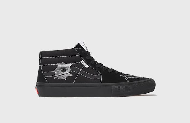 Supreme x Nate Lowman x Vans Skate Grosso Mid "Black"