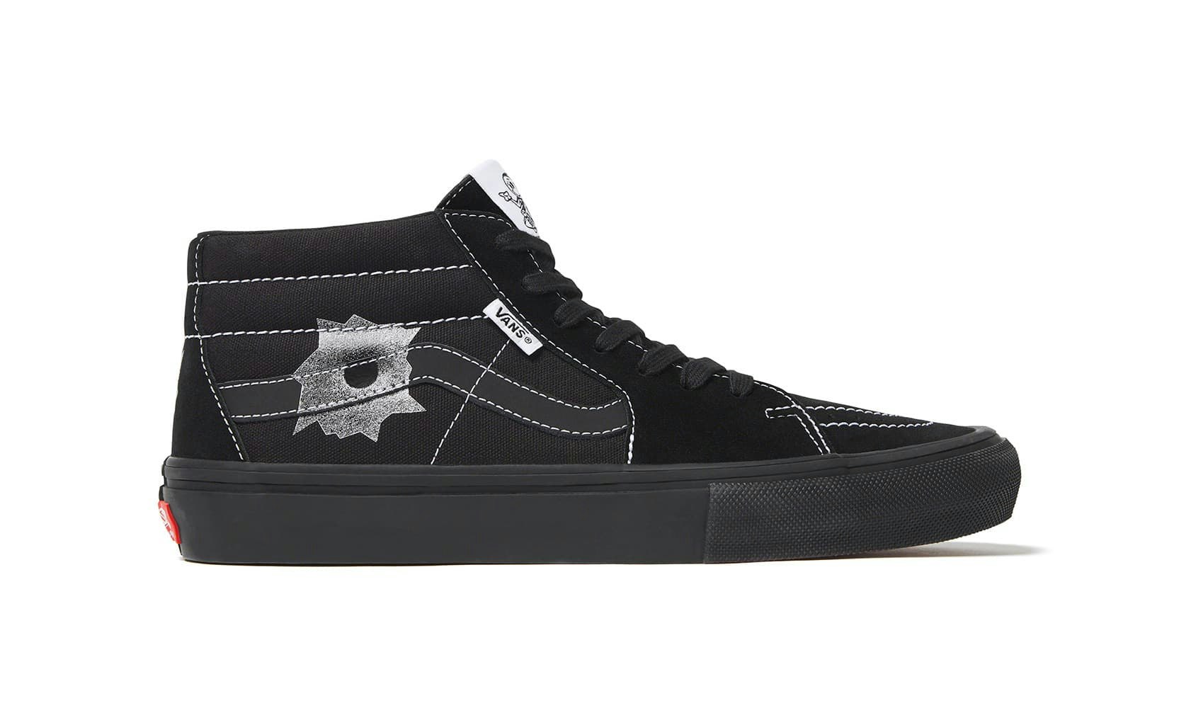 Supreme x Nate Lowman x Vans Skate Grosso Mid "Black"