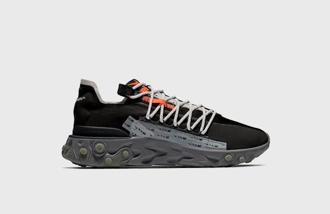 Nike React Runner WR ISPA "Black Metallic"