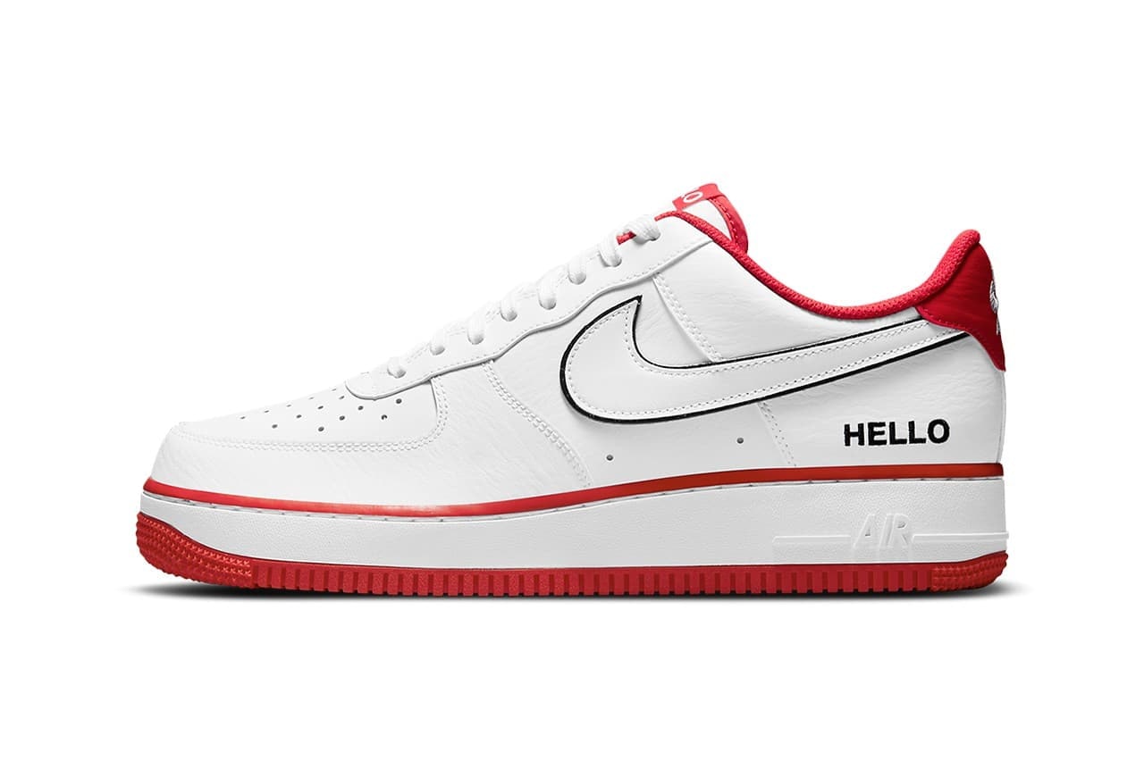 Nike Air Force 1 Low "Hello My Name Is" (White)