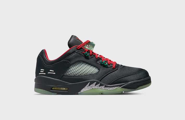 Clot x Air Jordan 5 Low "Fire Red"