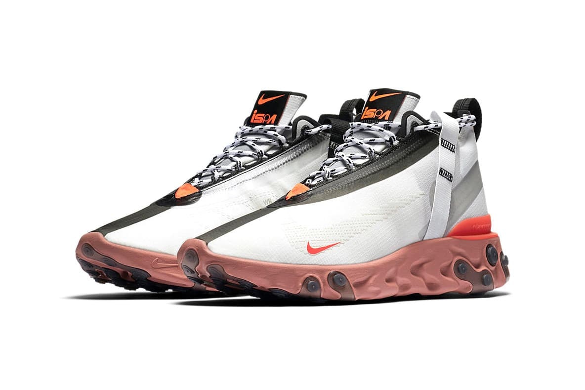 Nike React Runner Mid ISPA "Light Crimson"