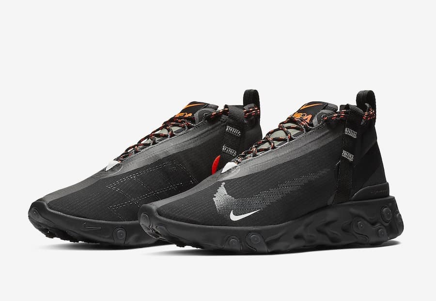 Nike React Runner Mid ISPA "Core Black"