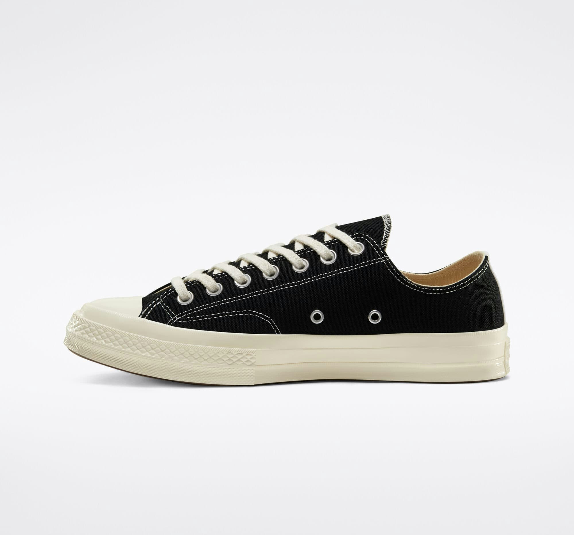 Comme des Garçons x Converse Chuck 70 Low "Mono Heart" (Black)