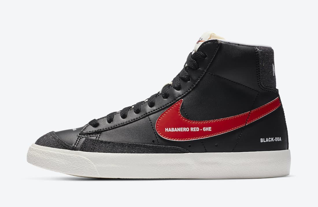 Nike Blazer Mid ’77 “Color Code”  (Black)