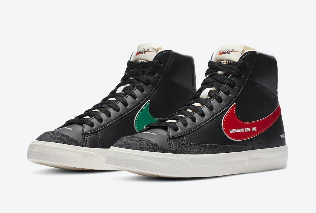 Nike Blazer Mid ’77 “Color Code”  (Black)