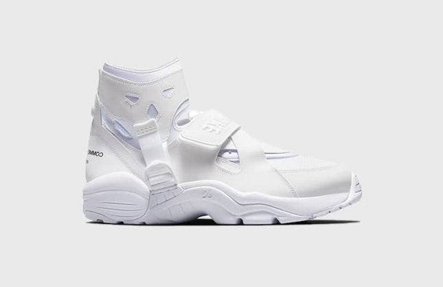 Comme des Garçons x Nike Air Carnivore "Triple White"