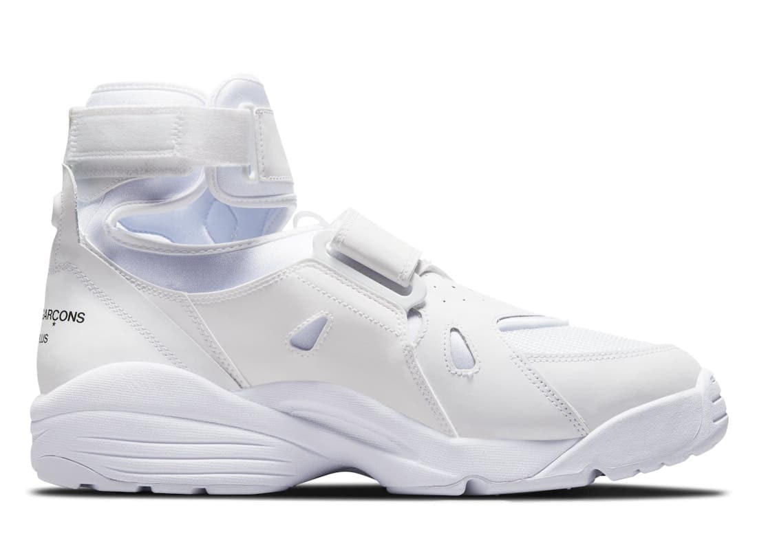 Comme des Garçons x Nike Air Carnivore "Triple White"