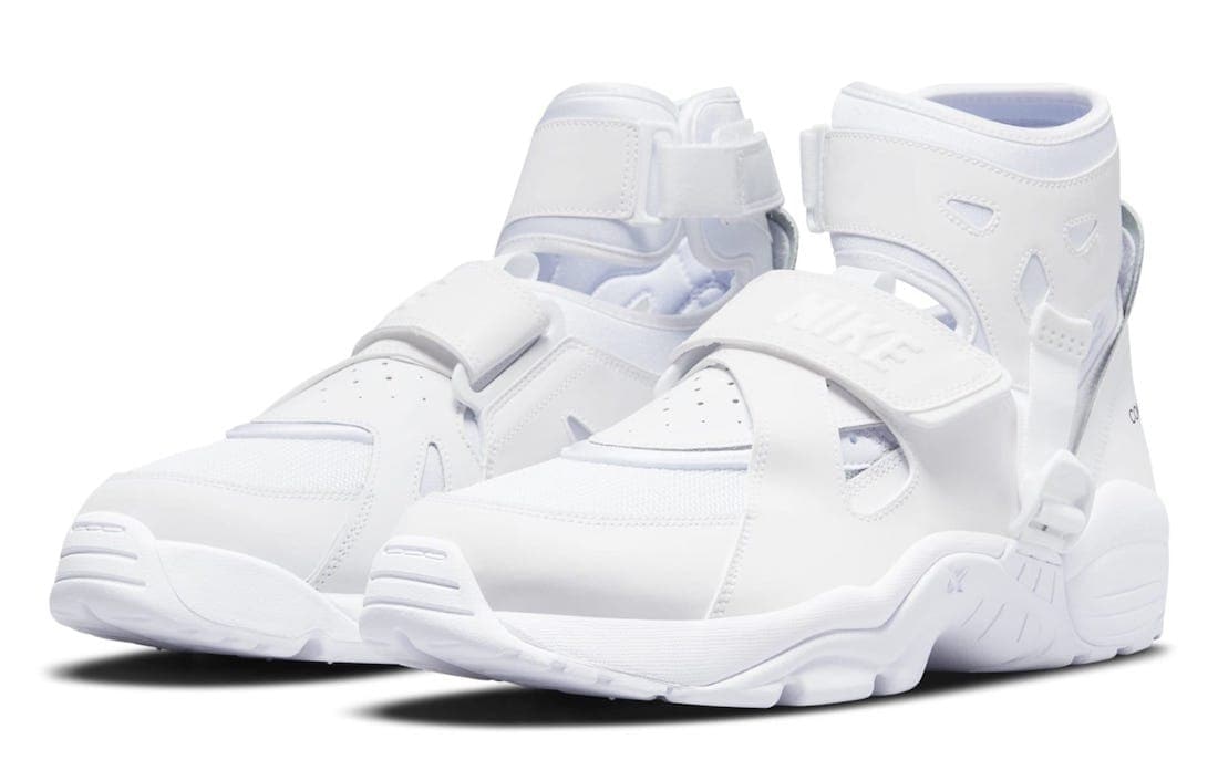 Comme des Garçons x Nike Air Carnivore "Triple White"