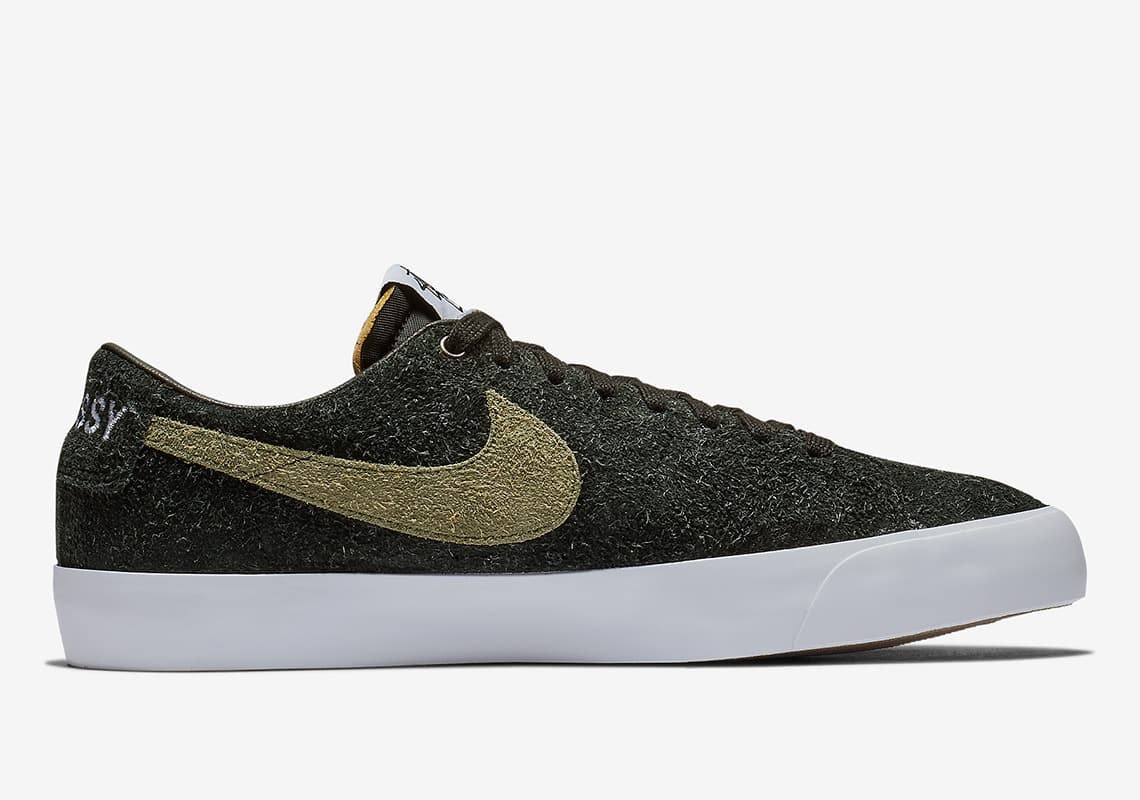 Stüssy x Terps x Nike SB Zoom Blazer Low "Palm Green"