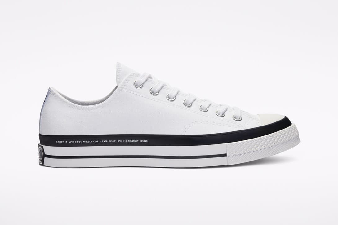 Moncler x Fragment x Converse Chuck 70 Ox (White) 