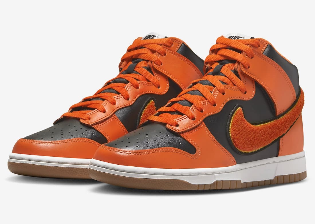 Nike Dunk High University "Chenille Swoosh"